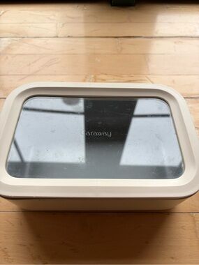 Caraway 6.6 Cup Medium Ceramic Coated Food Storage Container in Cream